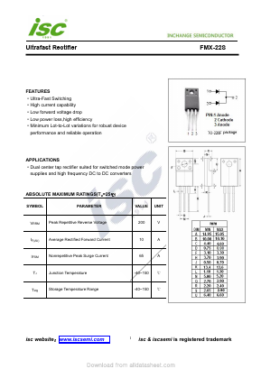 FMX-22S Datasheet PDF Inchange Semiconductor