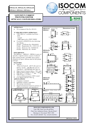 ISP624-R Datasheet PDF Isocom 