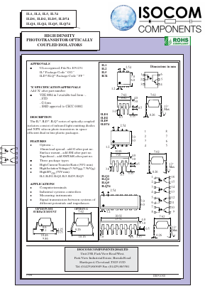 IL1 Datasheet PDF Isocom 