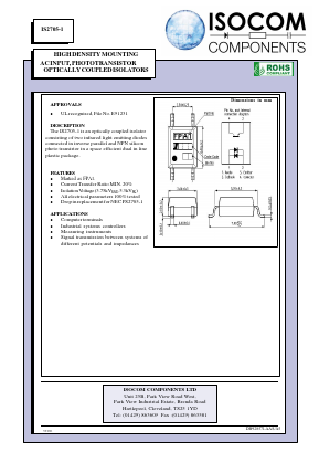 IS2705-1 Datasheet PDF Isocom 