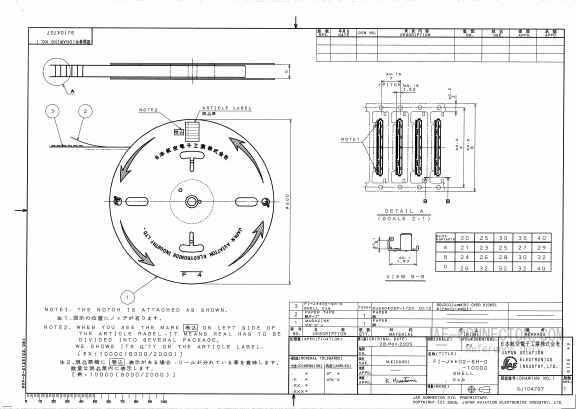 FI-J30C2-SH-D-10000 Datasheet PDF Japan Aviation Electronics Industry, Ltd.