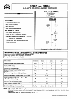SR204 Datasheet PDF Jinan Gude Electronic Device