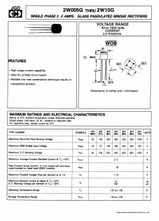 2W10G Datasheet PDF Jinan Gude Electronic Device