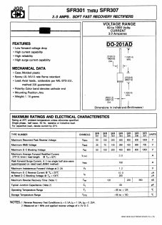 SFR306 Datasheet PDF Jinan Gude Electronic Device