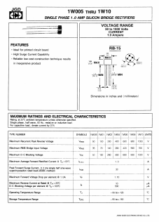 1W06 Datasheet PDF Jinan Gude Electronic Device