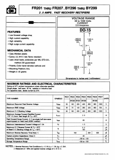BY296 Datasheet PDF Jinan Gude Electronic Device