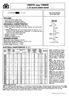 1N967B Datasheet PDF Jinan Gude Electronic Device