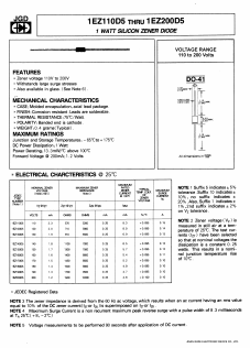1EZ110D5 Datasheet PDF Jinan Gude Electronic Device