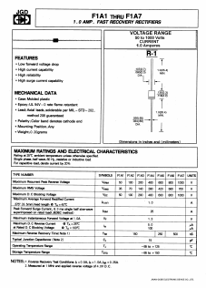 F1A6 Datasheet PDF Jinan Gude Electronic Device