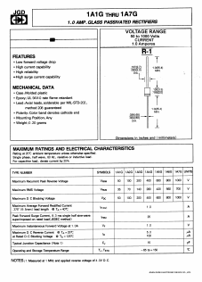 1A5G Datasheet PDF Jinan Gude Electronic Device