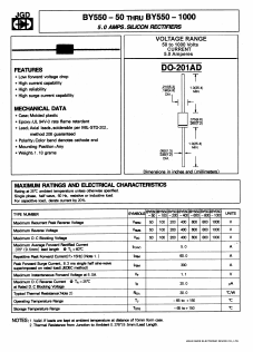 BY550 Datasheet PDF Jinan Gude Electronic Device