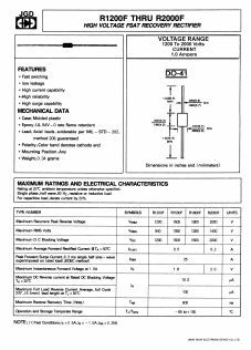 R2000F Datasheet PDF Jinan Gude Electronic Device