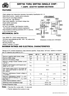 SRF745 Datasheet PDF Jinan Gude Electronic Device