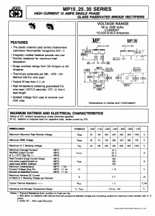 MP3510G Datasheet PDF Jinan Gude Electronic Device