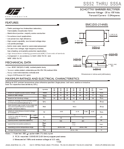 SS52 Datasheet PDF Jinan Jingheng (Group) Co.,Ltd