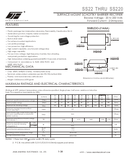 SS22 Datasheet PDF Jinan Jingheng (Group) Co.,Ltd