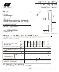 FR256 Datasheet PDF Jinan Jingheng (Group) Co.,Ltd