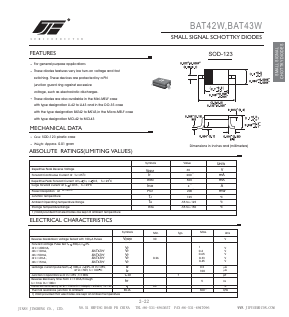 BAT42W Datasheet PDF Jinan Jingheng (Group) Co.,Ltd