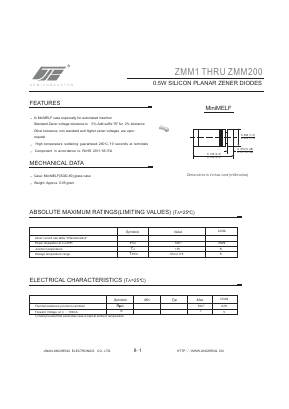 ZMM36 Datasheet PDF Jinan Jingheng (Group) Co.,Ltd