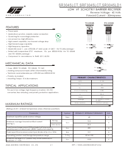 SR3045LD1 Datasheet PDF Jinan Jing Heng Electronics Co., Ltd.