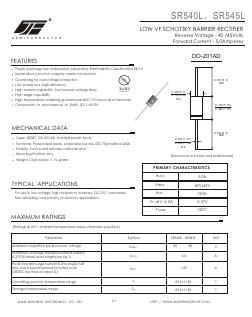 SR545L Datasheet PDF Jinan Jing Heng Electronics Co., Ltd.