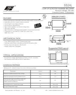 SS24L Datasheet PDF Jinan Jing Heng Electronics Co., Ltd.