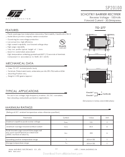 SP20100 Datasheet PDF Jinan Jing Heng Electronics Co., Ltd.