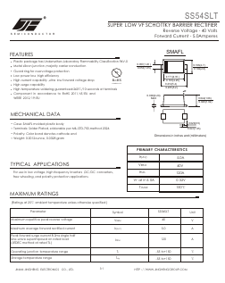 SS54SLT Datasheet PDF Jinan Jing Heng Electronics Co., Ltd.
