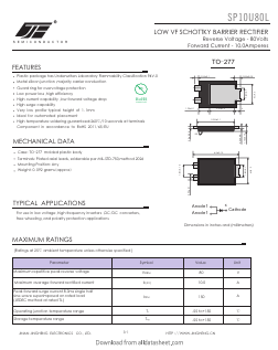 SP10U80L Datasheet PDF Jinan Jing Heng Electronics Co., Ltd.