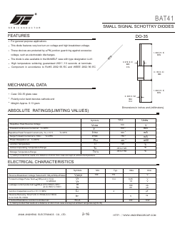BAT41 Datasheet PDF Jinan Jing Heng Electronics Co., Ltd.