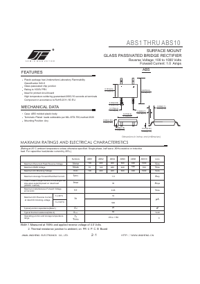 ABS1 Datasheet PDF Jinan Jing Heng Electronics Co., Ltd.