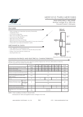 HER102G Datasheet PDF Jinan Jing Heng Electronics Co., Ltd.