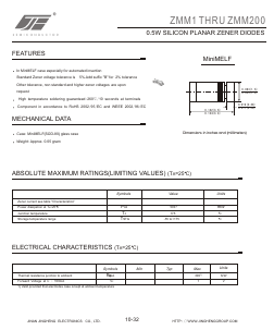 ZMM36 Datasheet PDF Jinan Jing Heng Electronics Co., Ltd.