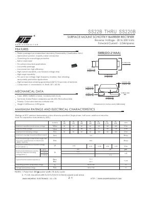 SS23B Datasheet PDF Jinan Jing Heng Electronics Co., Ltd.