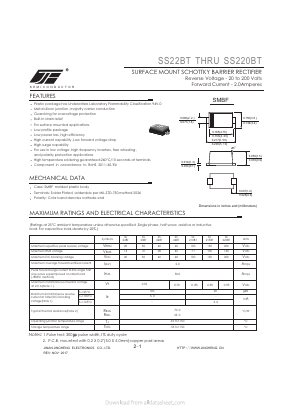 SS24BT Datasheet PDF Jinan Jing Heng Electronics Co., Ltd.