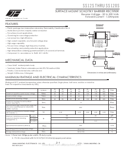 SS120S Datasheet PDF Jinan Jing Heng Electronics Co., Ltd.