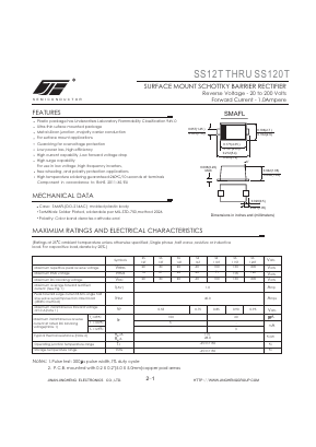 SS13T Datasheet PDF Jinan Jing Heng Electronics Co., Ltd.