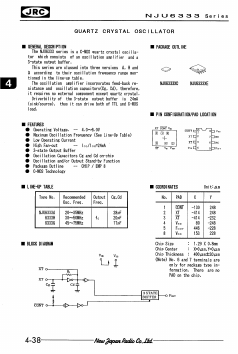 NJU6333AC Datasheet PDF Japan Radio Corporation 