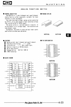 NJU7313AL Datasheet PDF Japan Radio Corporation 