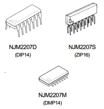 NJM2207D Datasheet PDF Japan Radio Corporation 