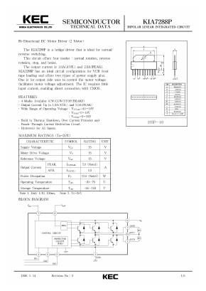KIA7288P Datasheet PDF KEC