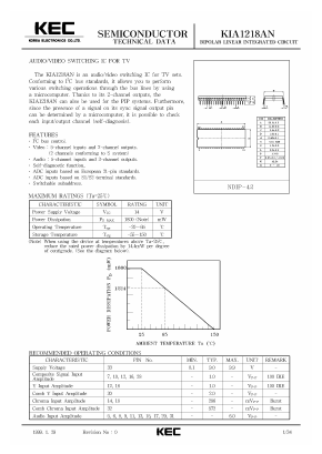 KIA1218AN Datasheet PDF KEC