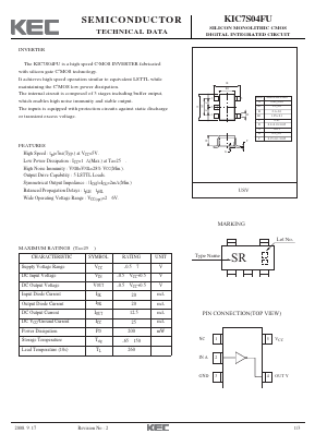 KIC7S04FU Datasheet PDF KEC