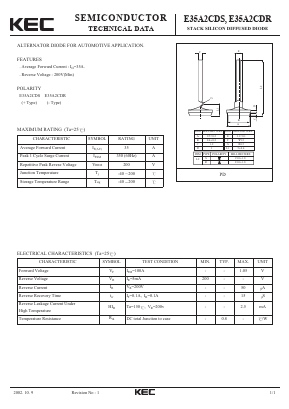 E35A2CDR Datasheet PDF KEC