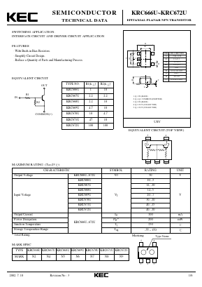 KRC670U Datasheet PDF KEC