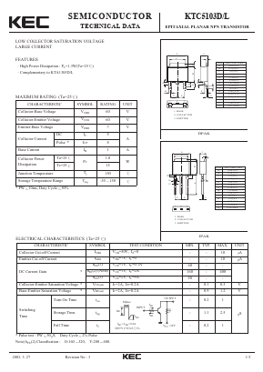 KTC5103D Datasheet PDF KEC