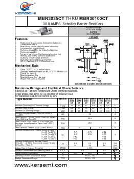 MBR3035CT_ Datasheet PDF Kersemi Electronic Co., Ltd.