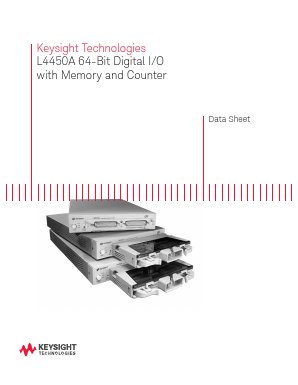 L4450A Datasheet PDF Keysight Technologies