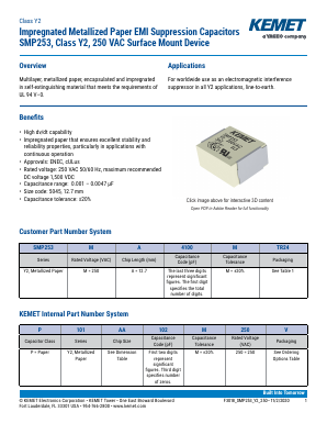P101AA102M250V Datasheet PDF KEMET