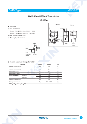 J606 Datasheet PDF KEXIN Industrial